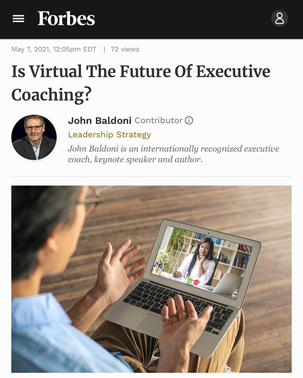 Is Virtual The Future Of Executive Coaching?