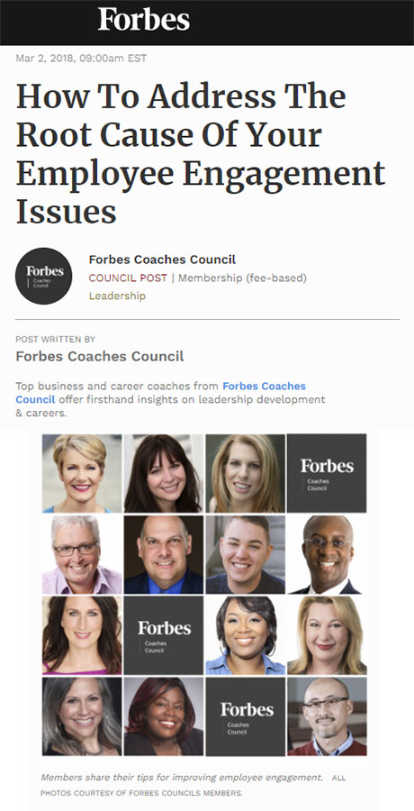 How To Address The Root Cause Of Your Employee Engagement Issues : Forbes Eddie Turner