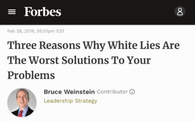 Three Reasons Why White Lies Are The Worst Solutions To Your Problems