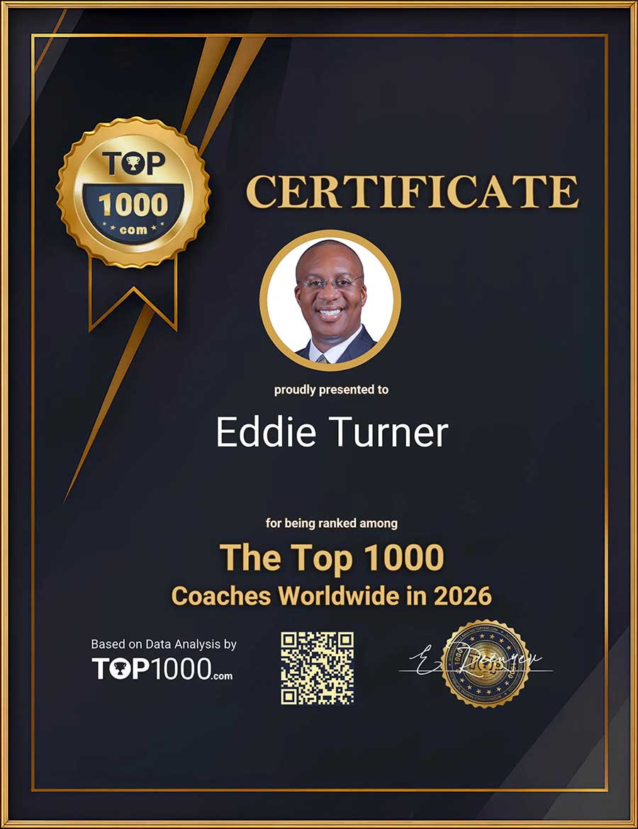 Eddie Turner top1000 coaches certificate